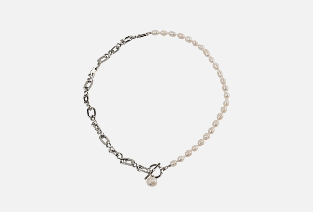 Изображение товара Колье 19.stone половинка с жемчугом