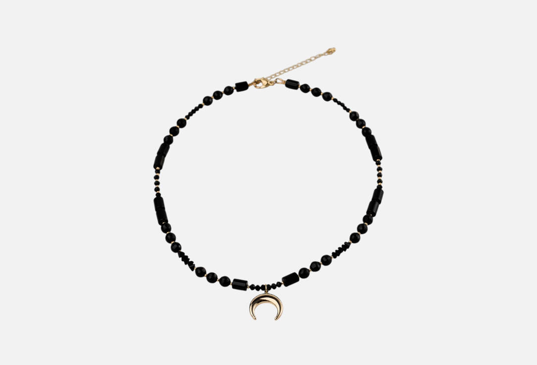 Изображение товара Колье 19.stone из агата с лунницей