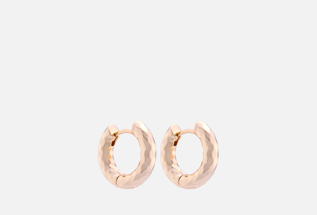 Изображение товара Серьги-конго 19.stone с позолотой в стиле рельеф для женщин