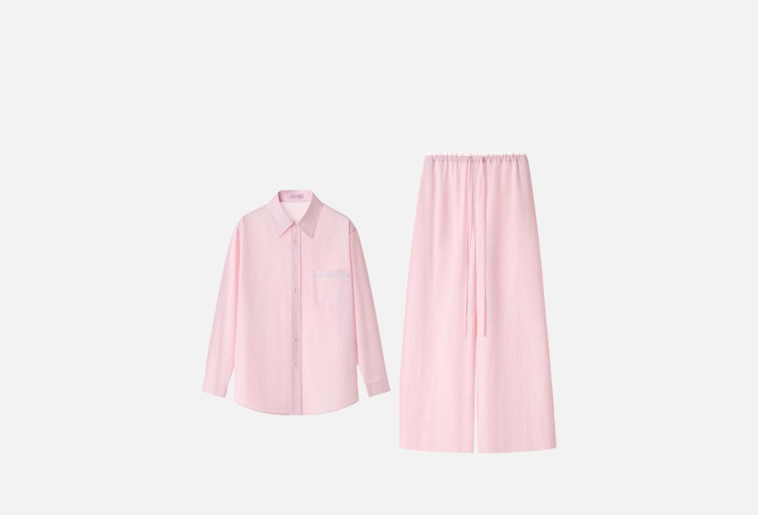 Изображение товара Костюм в пижамном стиле Me&Me розовая клетка