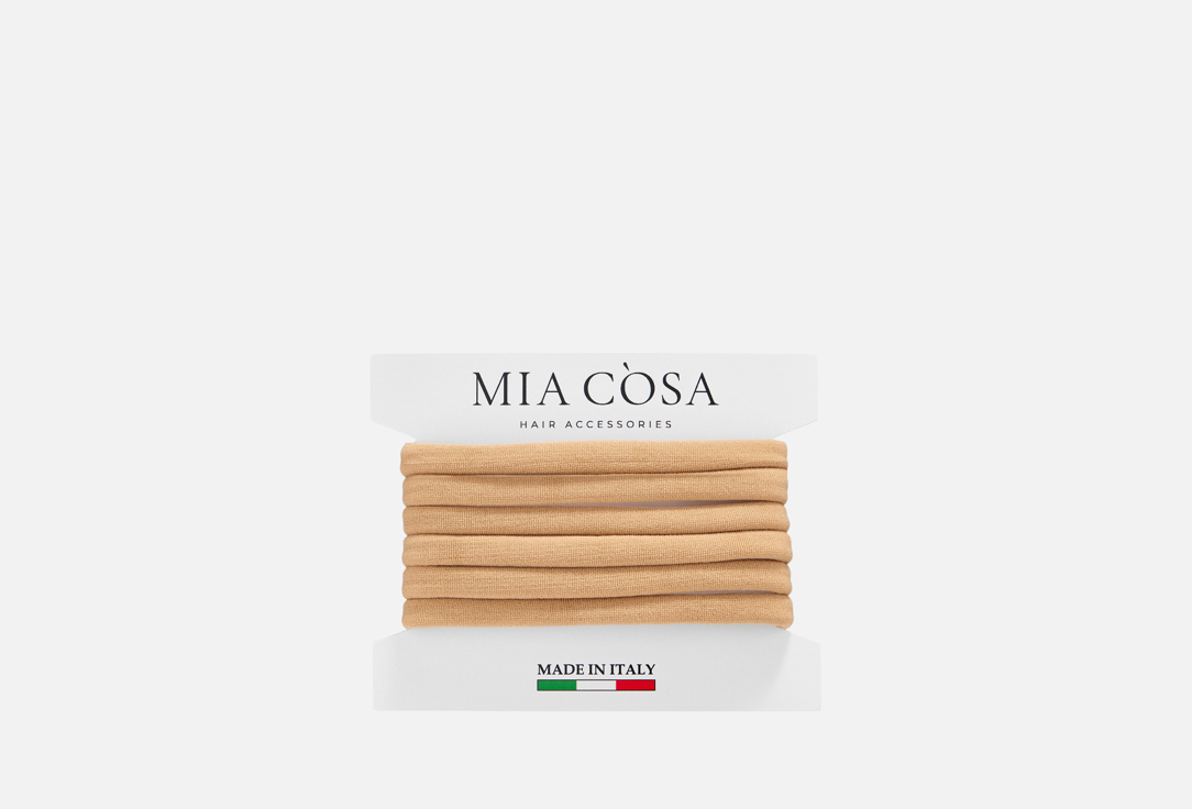 

Набор резинок для волос MIA COSA, Бежевый, Бежевый 6 шт