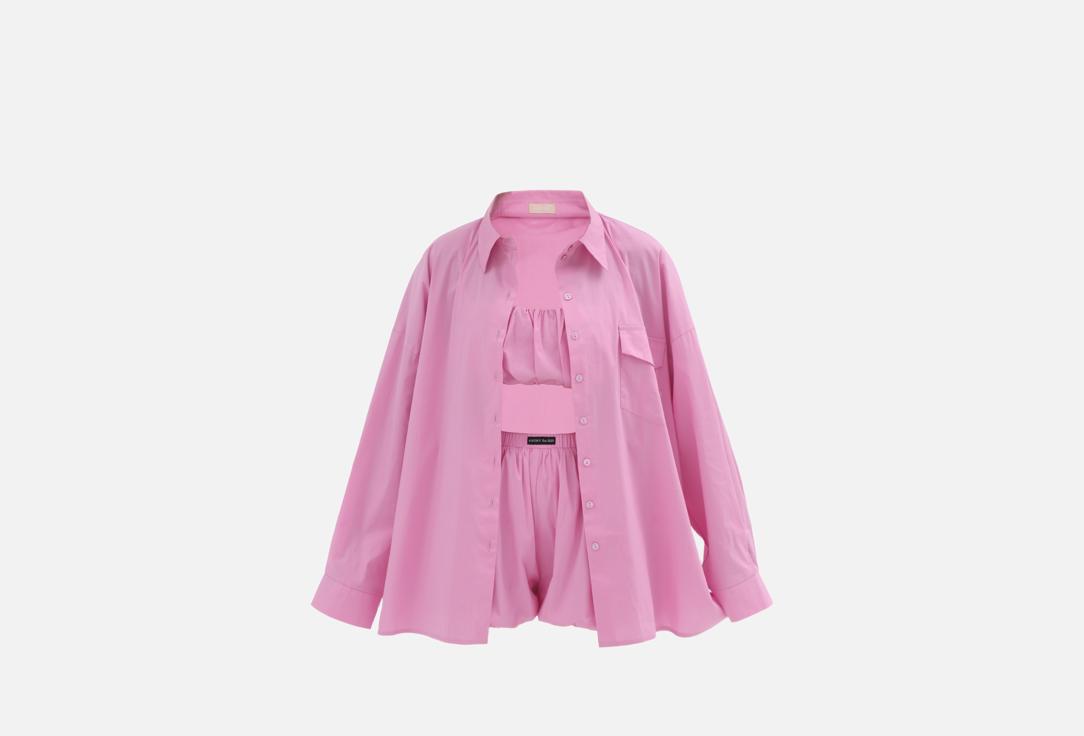 Изображение товара Пижама с шортами Aifory из поплина для женщин летняя домашняя и пляжная