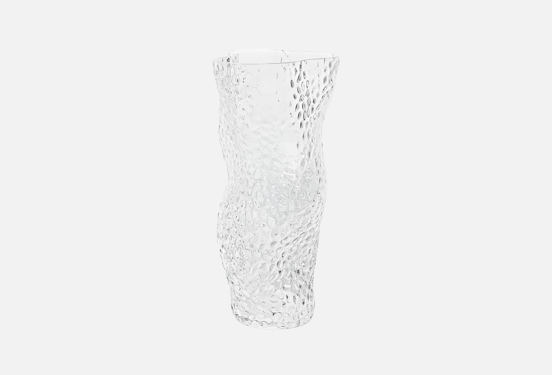 Изображение товара Ваза декоративная интерьерная LightDelight OSTREA, прозрачная, высокая, 31 см