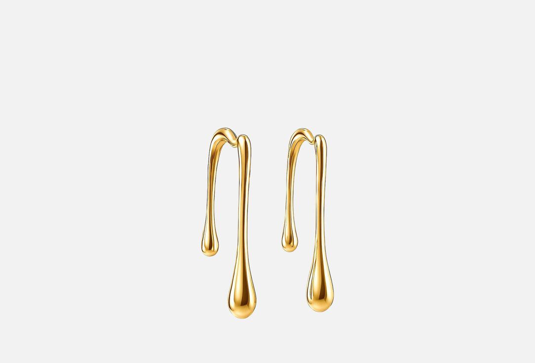 

Серьги БЮРО 13, Leaks gold 2 шт