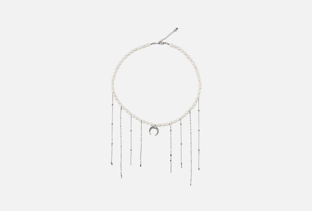 Изображение товара Колье 19.stone Лунница из натурального жемчуга