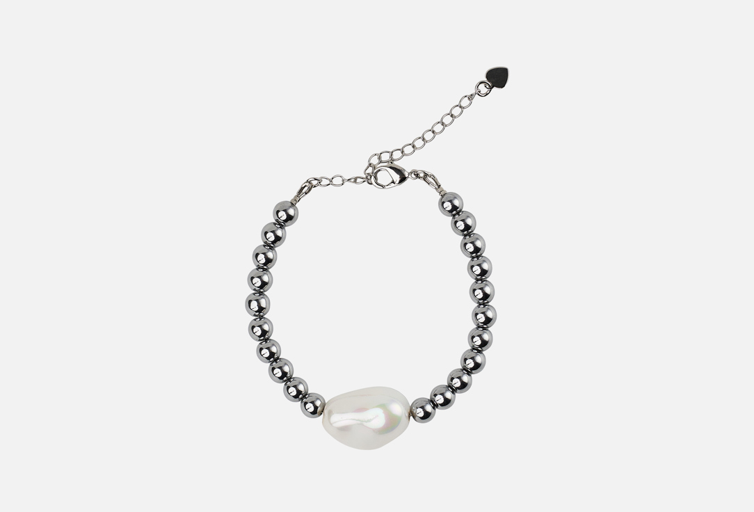 Изображение товара Браслет 19.stone из гематита и барочной жемчужины