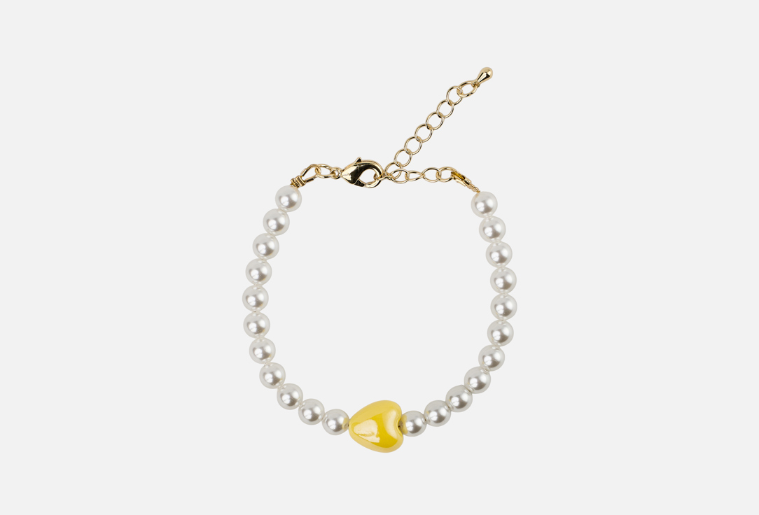 Изображение товара Браслет 19.stone Желтое сердечко