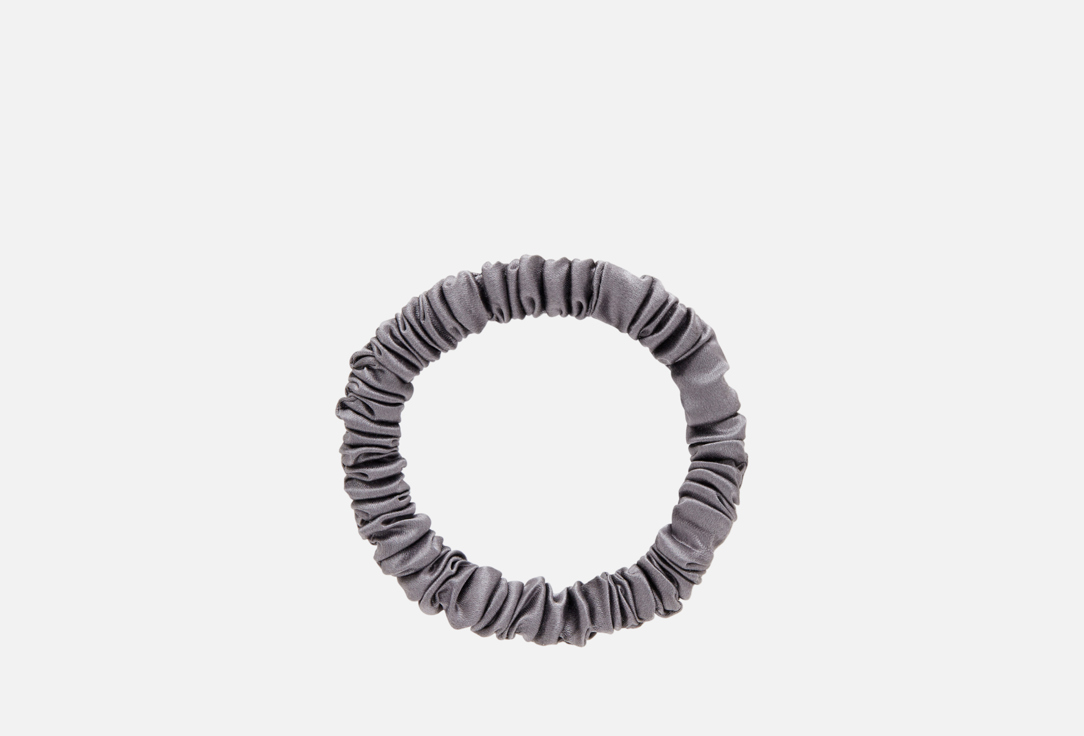 

Шелковая резинка для волос POEM D’AMOUR, Серый, Мини, грозовой перевал 1 шт