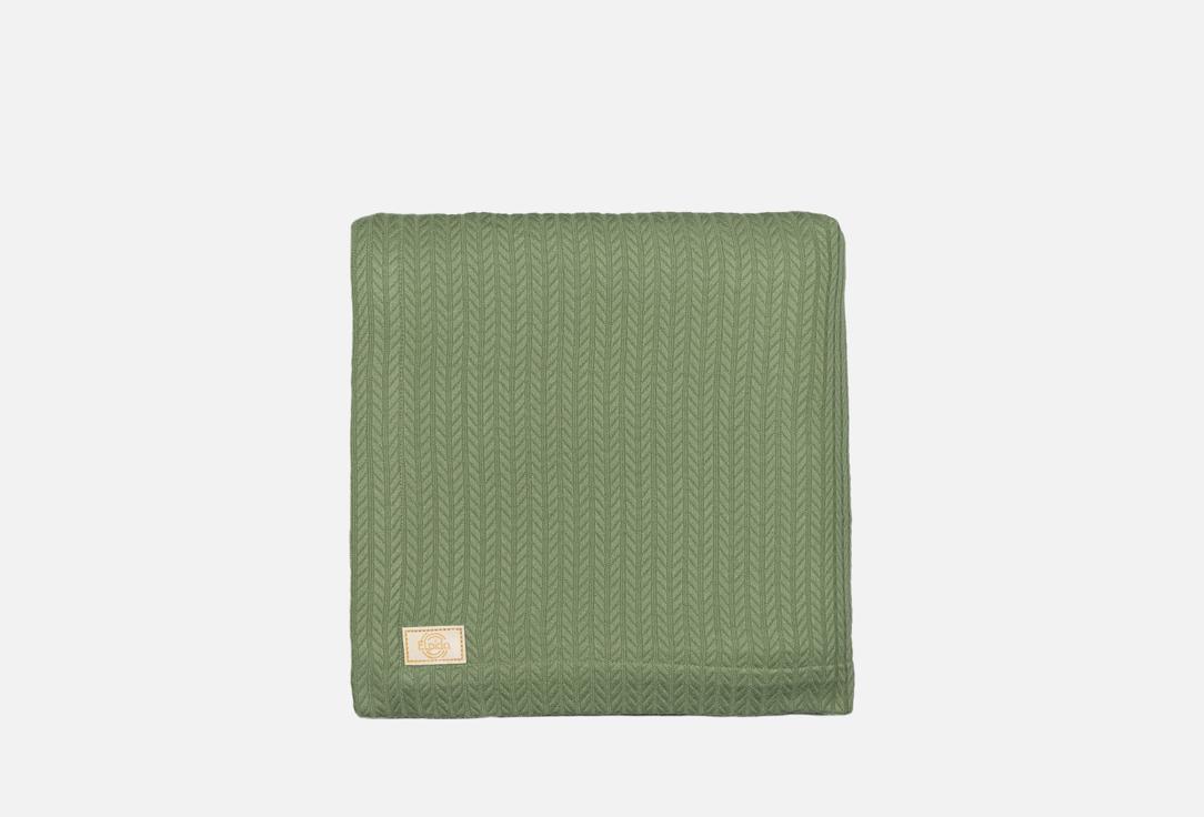 

Вязанное покрывало ELPIDA, Зеленый, Оливковое, 240х230 см 1 шт