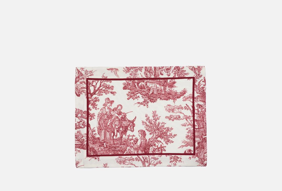 

Салфетка столовая сервировочная ELPIDA, Принт, Туаль де Жуи, бордовая, 35х45 см 1 шт