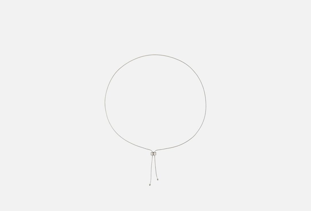 Изображение товара Колье-галстук Aloud с кристаллом регулируемое 90 см стильное украшение для женщин