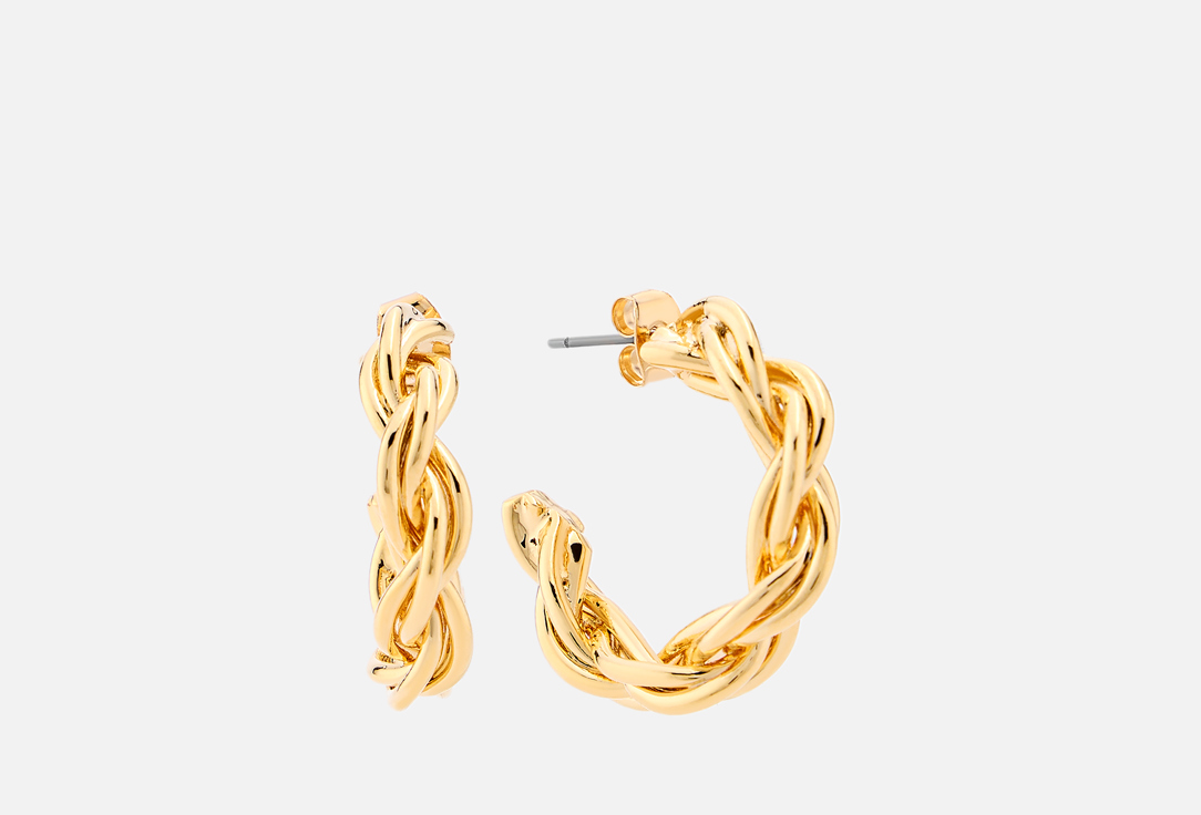 

Серьги-хупы ALOUD, Базовые крученые 2 шт