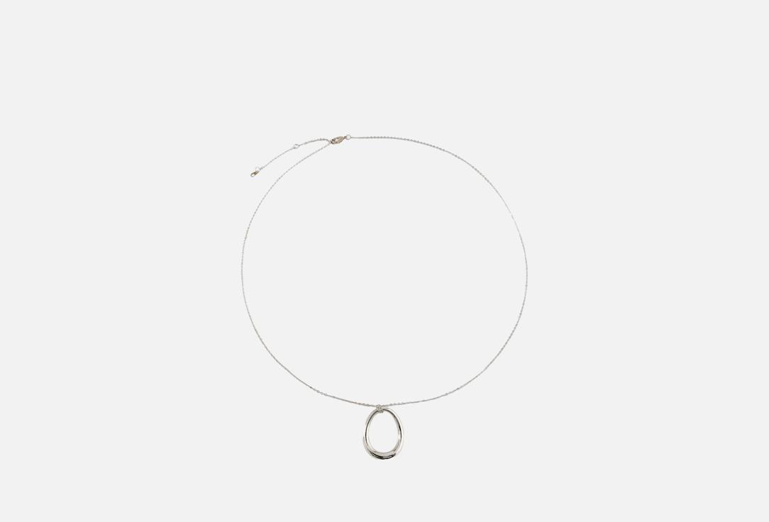 Изображение товара Колье Aloud с овальной подвеской и регулируемой длиной для женщин