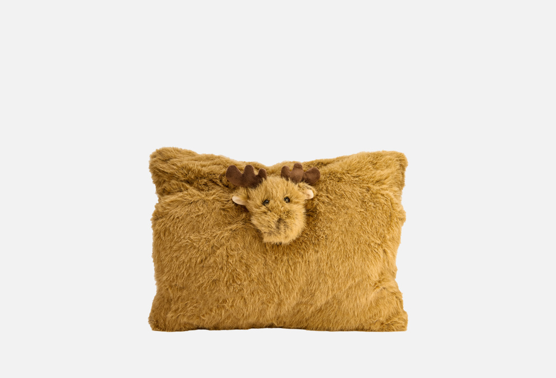 

Мягкая игрушка GULLIVER, Коричневый, Подушка-лось 1 шт