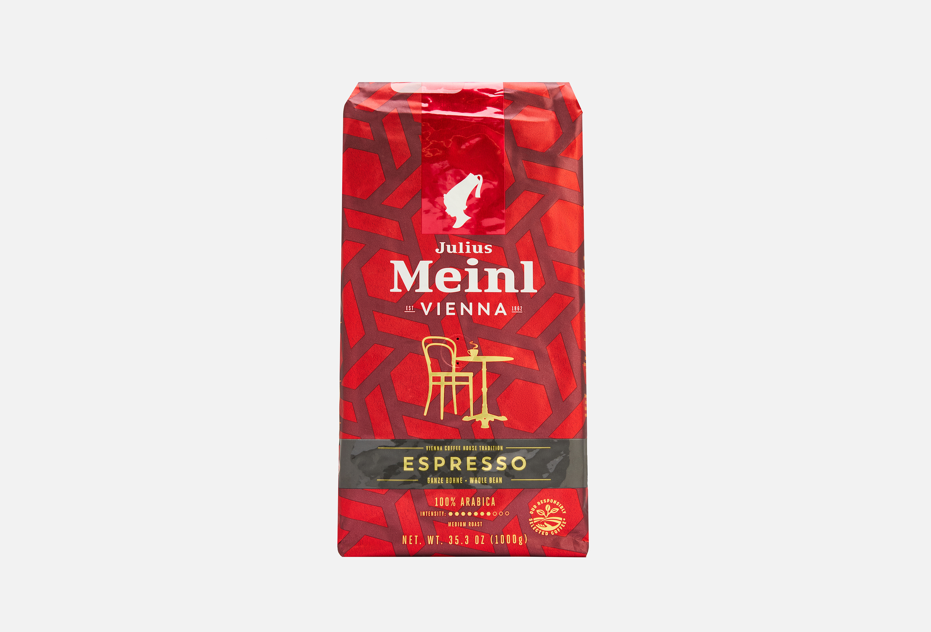 Julius Meinl Кофе в зернах Espresso Vienna 1000 г — купить, цена в Москве