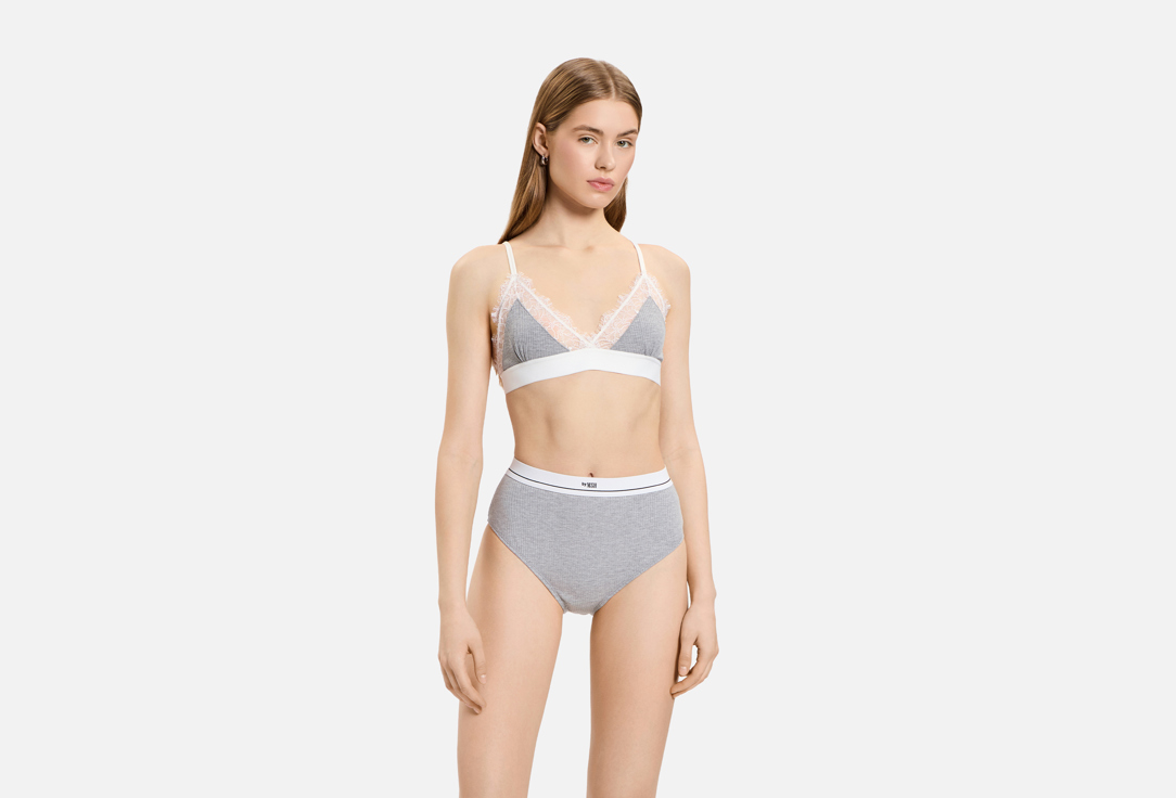 Изображение товара Трусы-слипы Basic Cotton высокая посадка женские хлопок эластан Россия