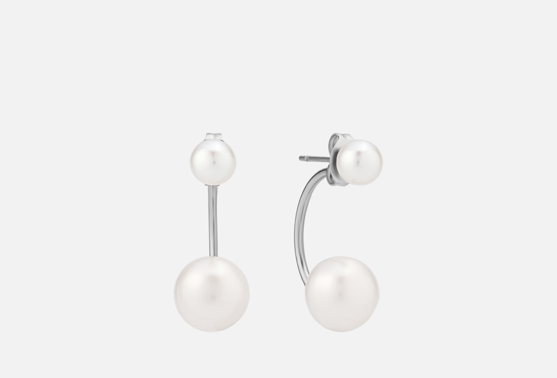 

Серьги-пусеты РЕСУРС, С жемчугом разного диаметра 2 шт