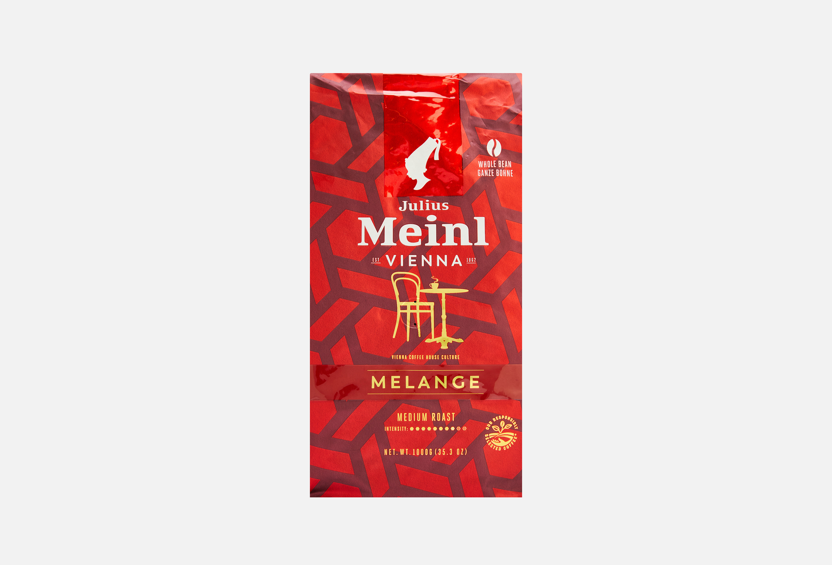 Julius Meinl Кофе в зернах Melange Vienna Collection 1000 г — купить, цена в Москве