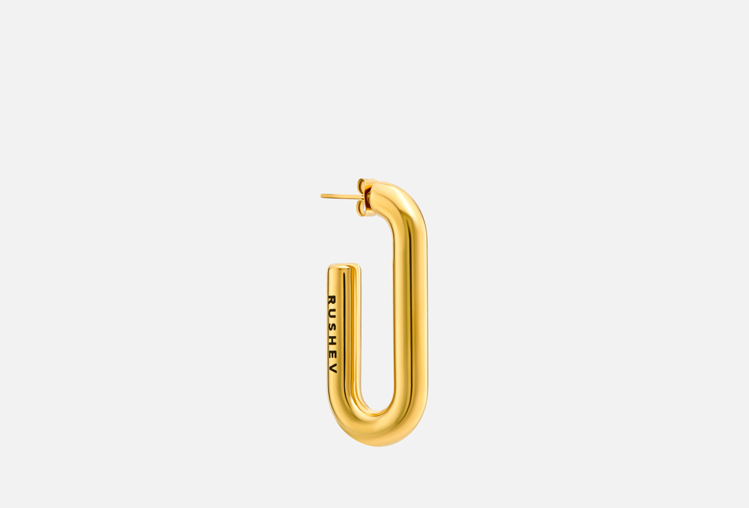 

Моносерьга RUSHEV, PAPERCLIP XL Gold 1 шт