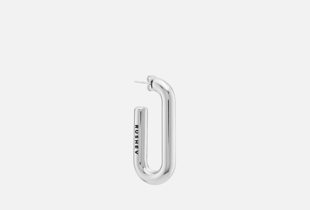 

Моносерьга RUSHEV, PAPERCLIP XL Silver 1 шт