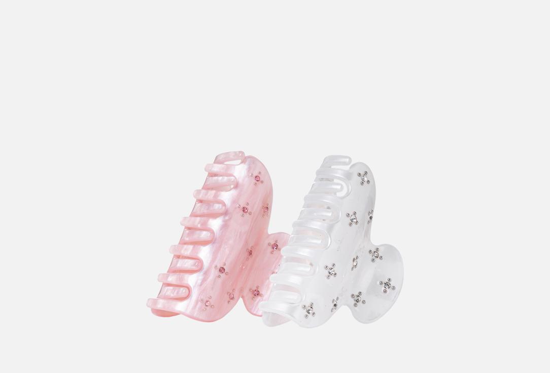 

Набор крабов для волос YOUR HOUSER, Белый и розовый 2 шт