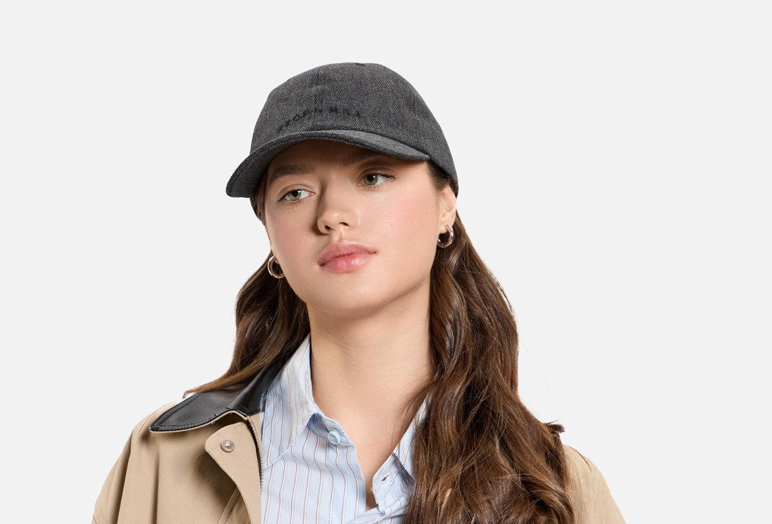 Изображение товара Классическая бейсболка с вышивкой якорь мпа регулируемая 53-64 см