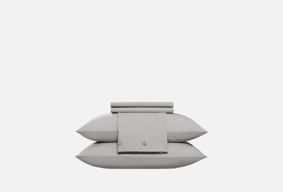 

Комплект постельного белья PRIME PRIVE, Серый, СМОГЕН светло-серый. евро евро мл