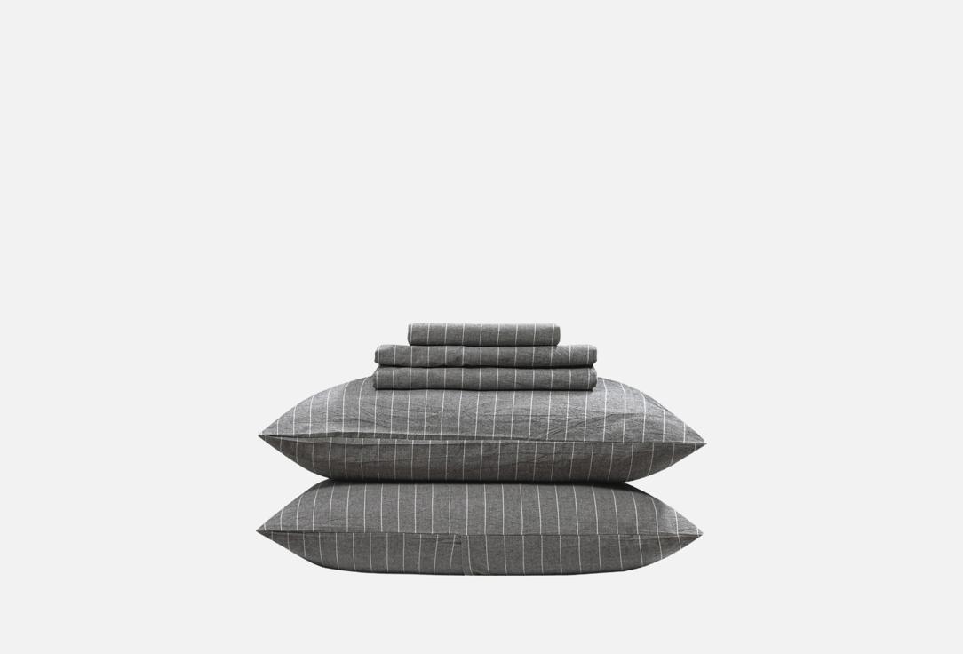 Изображение товара Комплект постельного белья PRIMEPRIVE ВАЛЬБО серо-белый семейный 240х260