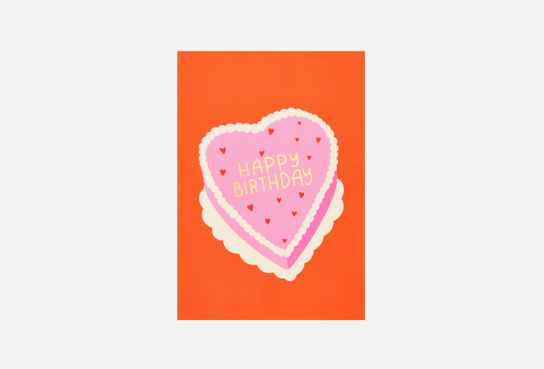 

Открытка BUMMAGIYA, Birthday Cake 1 шт