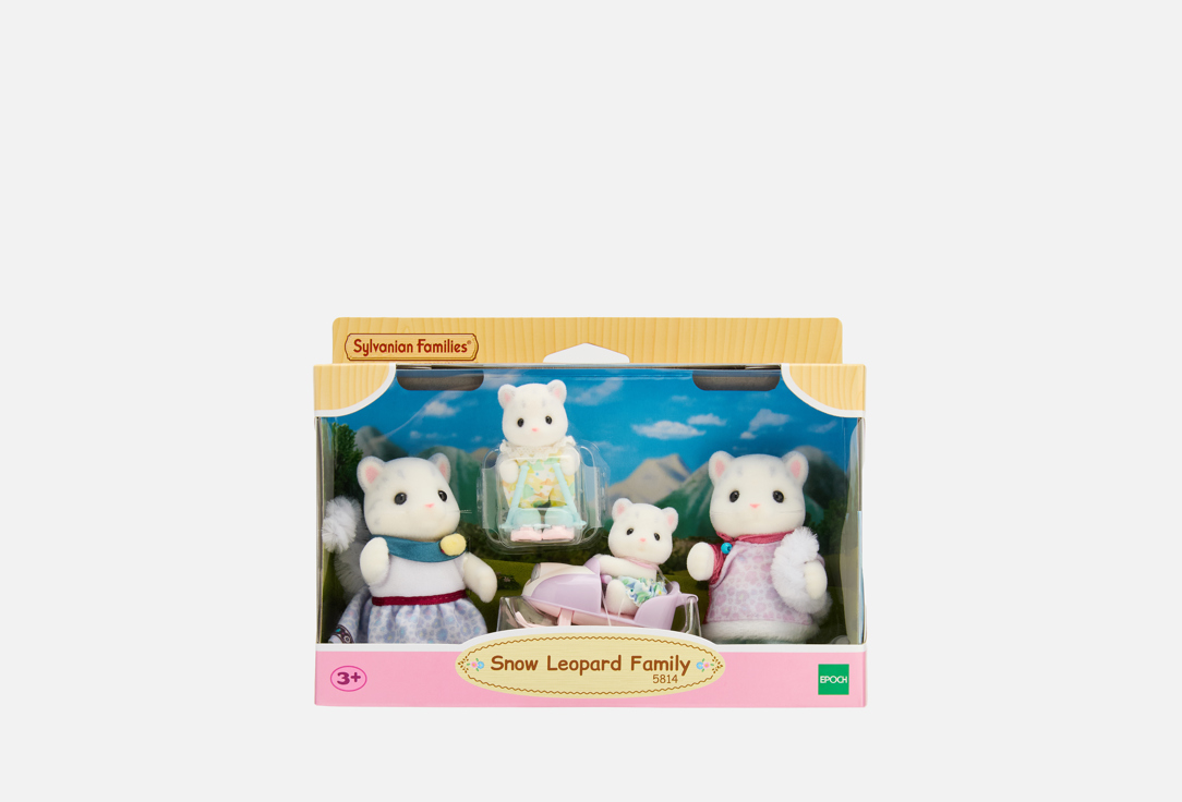 Изображение товара Игровой набор Sylvanian Families Семья Снежных леопардов