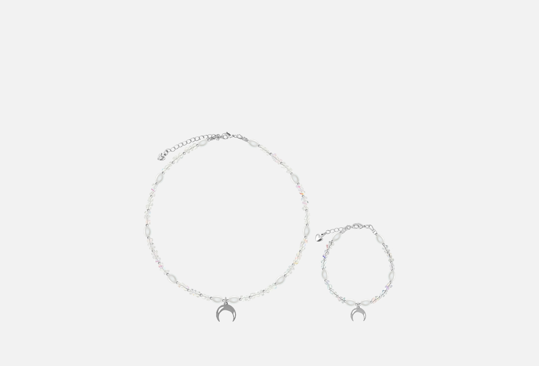 Изображение товара Набор украшений: колье и браслет Silvara Pure Crescent