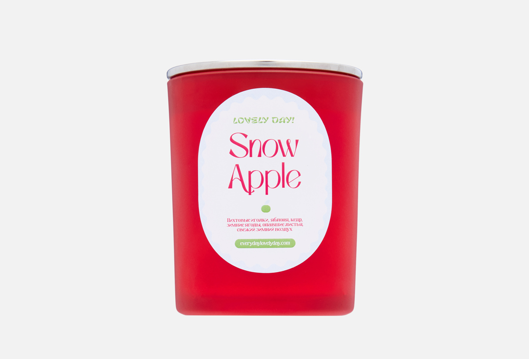 

Ароматическая свеча LOVELY DAY!, Snow apple 180 мл
