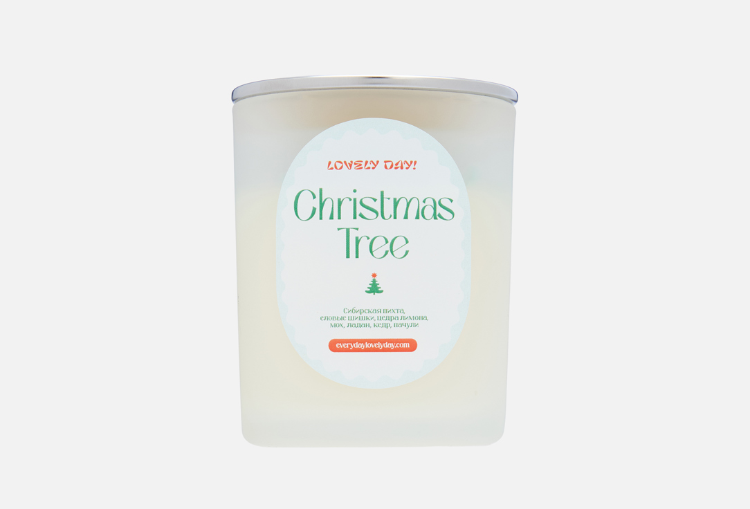 Изображение товара Ароматическая свеча Lovely Day Christmas Tree 180 мл из соевого воска
