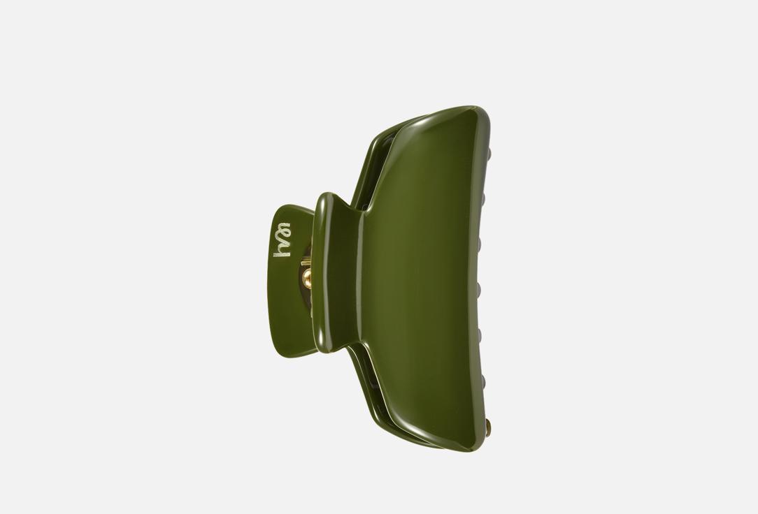 Изображение товара Крабик-заколка для волос средний оливковый Hairmates из итальянского акрила