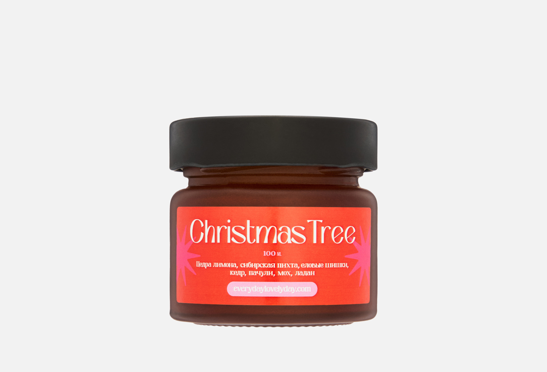 Изображение товара Ароматическая свеча Lovely Day! Christmas Tree с природными ароматами, 100 мл