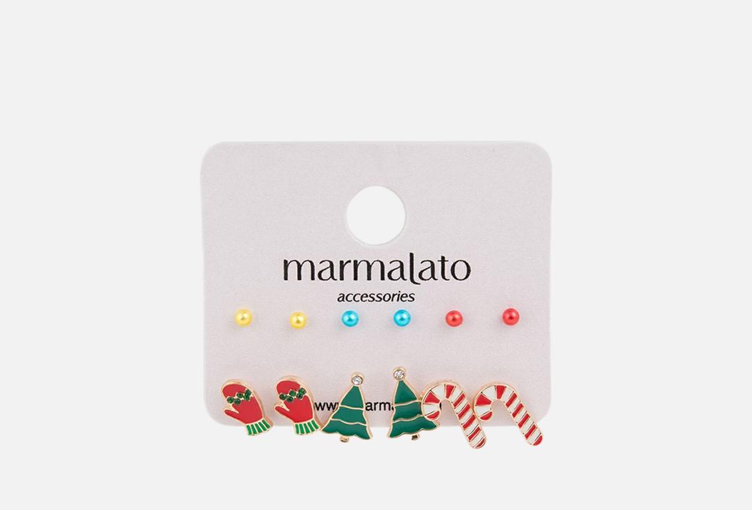 Изображение товара Серьги Marmalato новогодние