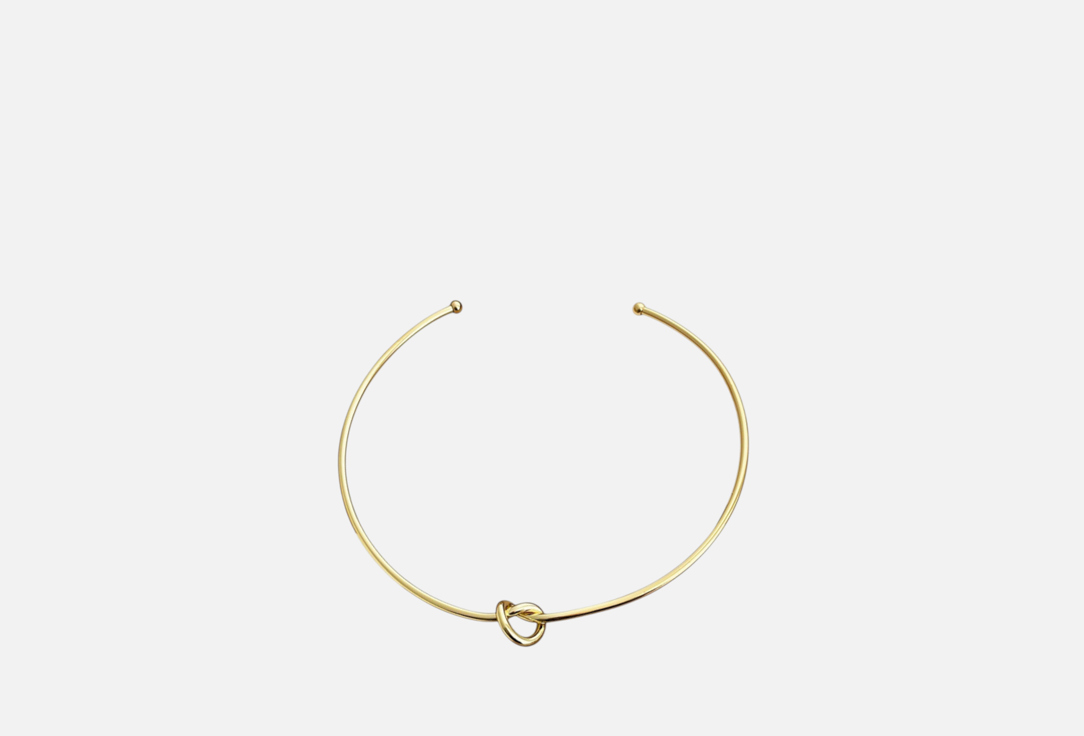 Изображение товара Колье Великолепна.Я Переплетение золотистое минимализм стиль для женщин