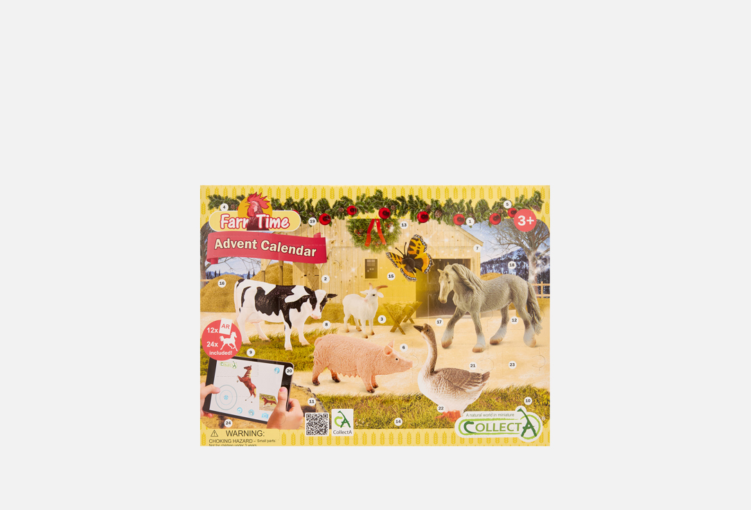 

Адвент-календарь для детей COLLECTA, Лошади и Ферма 36 шт