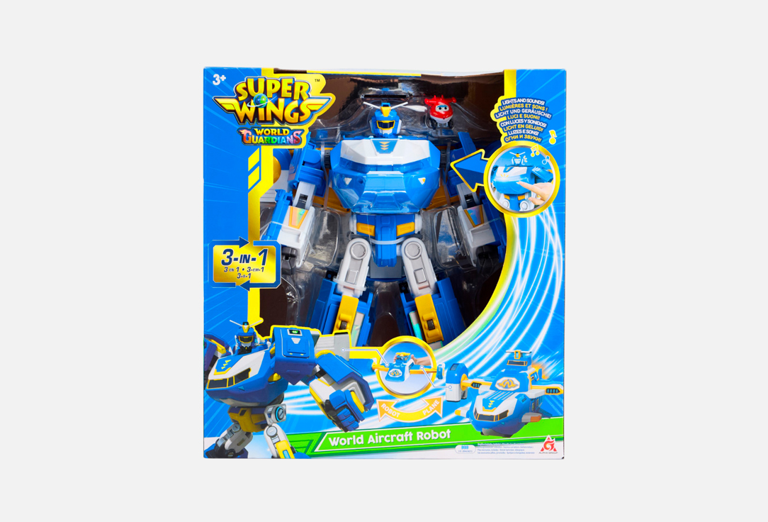 

Робот-трансформер SUPER WINGS, World aircraft 1 шт