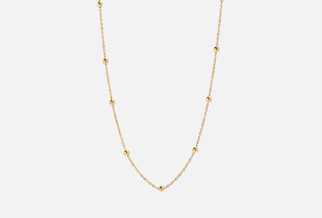 

Чокер РЕСУРС, Из тонкой цепи с шариками GOLD 1 шт