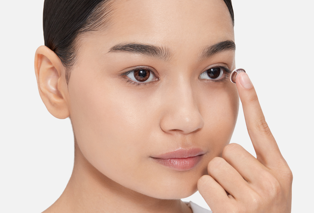 

Цветные контактные линзы ZUMMY, Natural Brown 0.00 оптическая сила