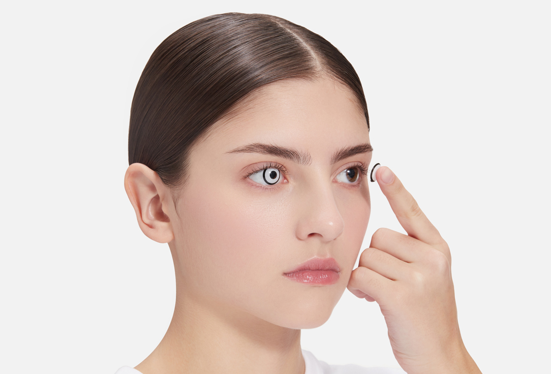 Изображение товара Цветные контактные линзы MAGESTIC WHITE MANSON белого цвета