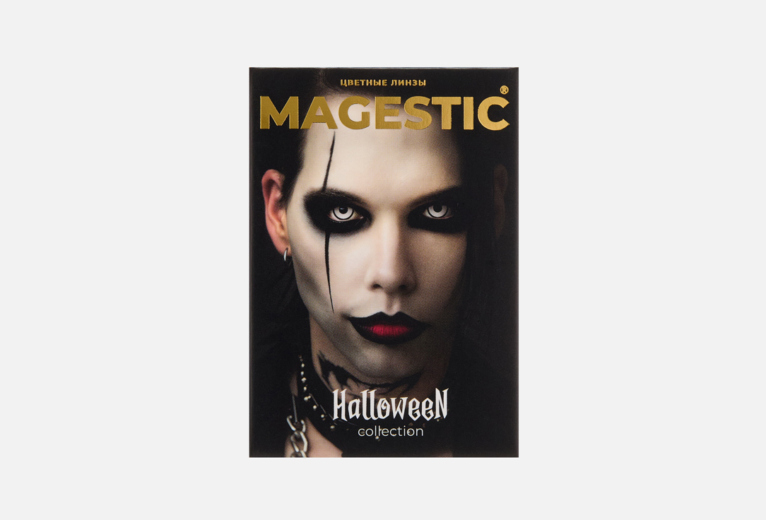 Изображение товара Цветные контактные линзы MAGESTIC WHITE MANSON белого цвета