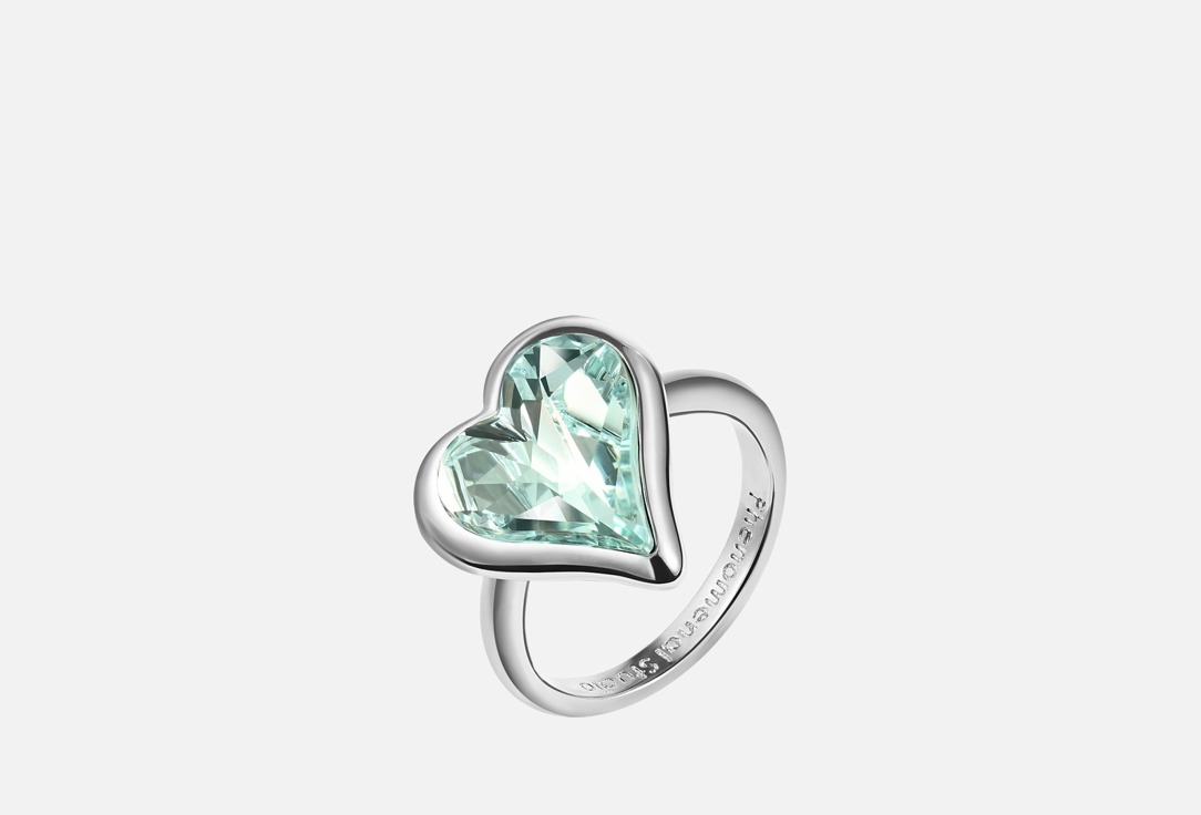 Кольцо PHENOMENAL STUDIO Monumental Love Azure Rhodium 17 мл
