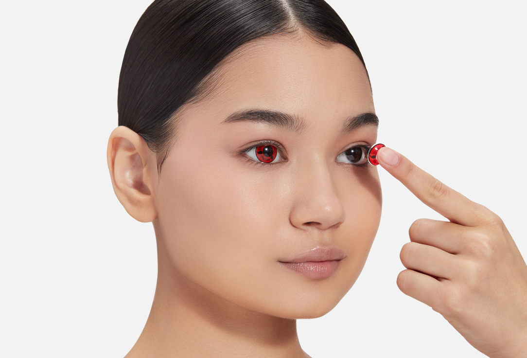 Изображение товара Цветные контактные линзы ZUMMY Anime Sasuke Uchiha