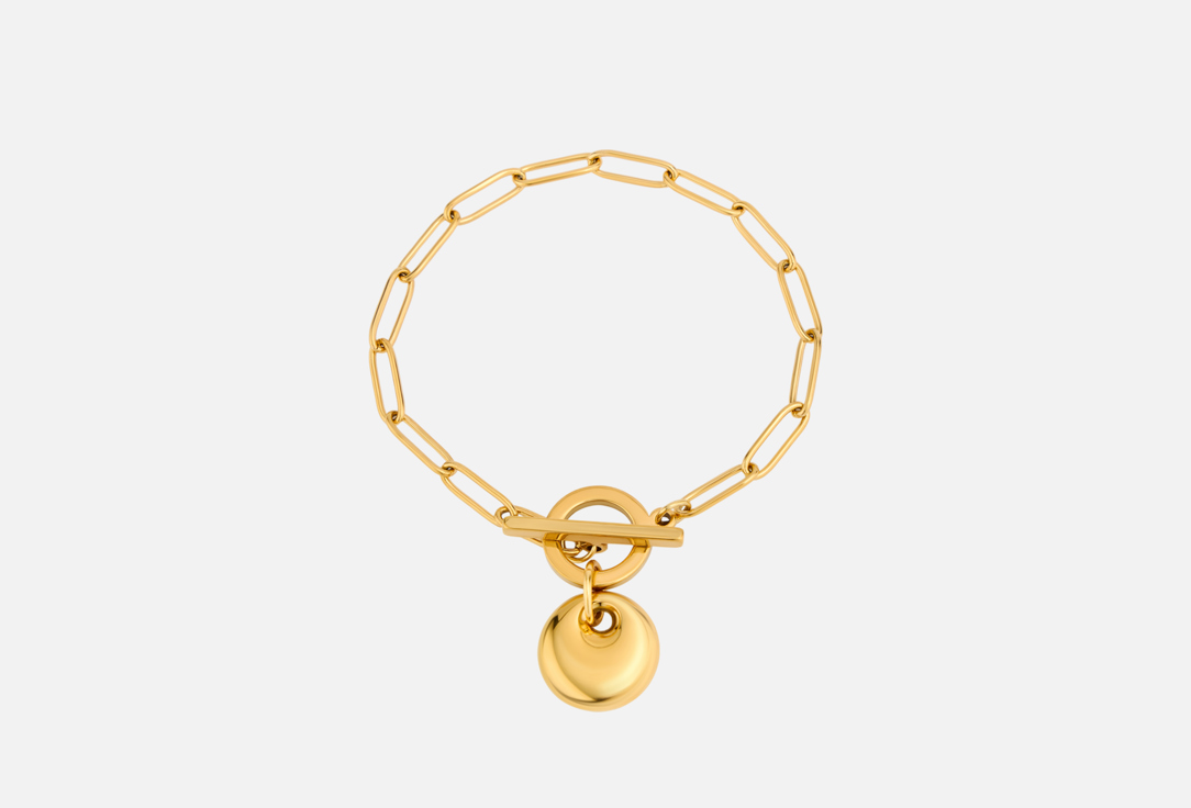 

Браслет РЕСУРС, С пухлым кулоном GOLD 1 шт