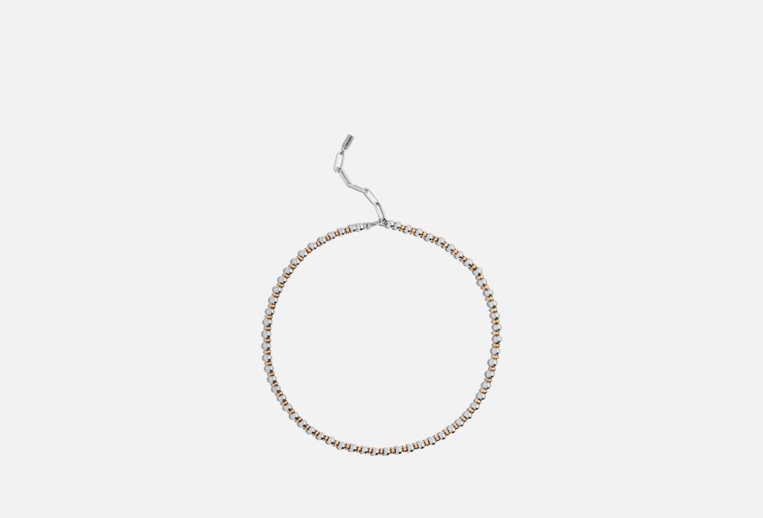 Изображение товара Чокер Ресурс из стальных сфер и золотых дисков