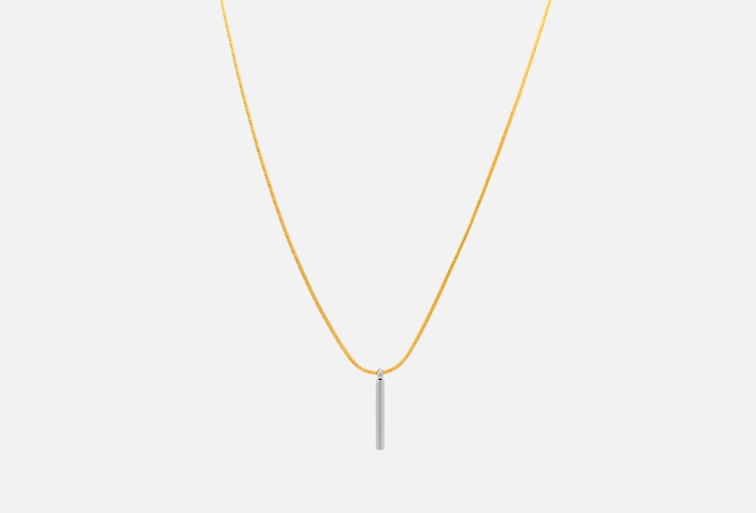 Изображение товара Минималистичный золотой чокер из нержавеющей стали с подвеской