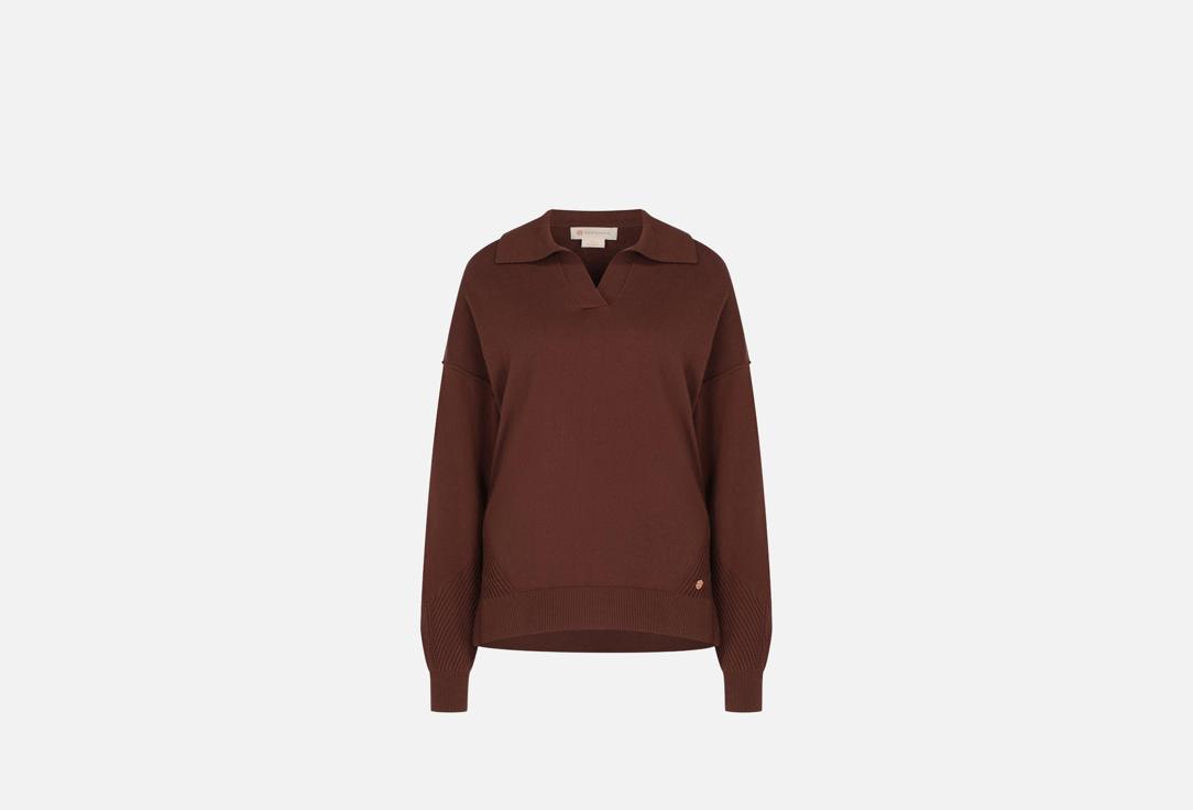 Изображение товара Женский вязаный джемпер Sensana Calmness из хлопка и кашемира