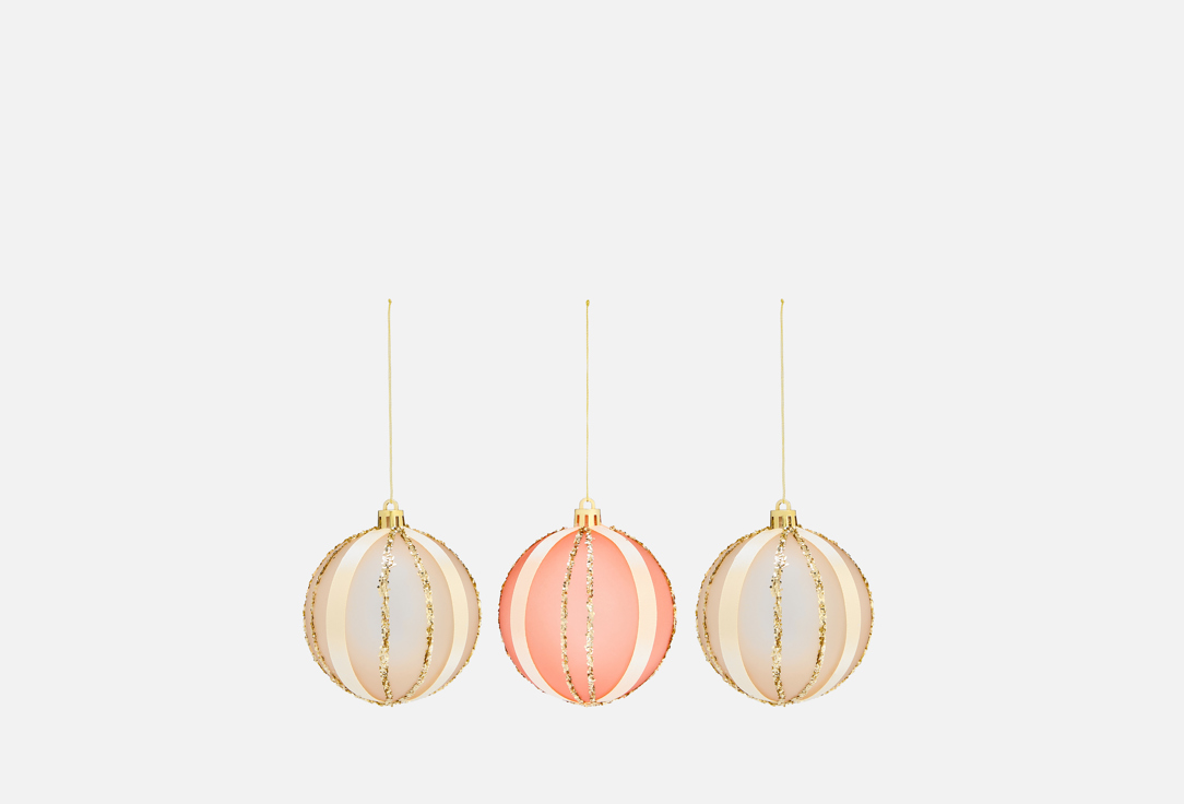 

Набор шаров B&H, Мультиколор, Полосы и ленты, розовый 3 шт